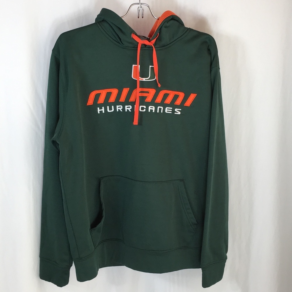 Univ Miami Hurricanes Hoodie Medium Sweatshirt